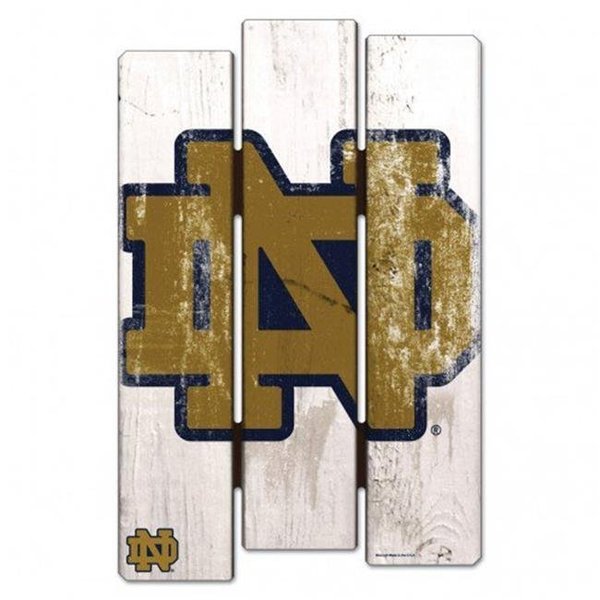 Wincraft Notre Dame Fighting Irish Sign 11x17 Wood Fence Style 3208519978